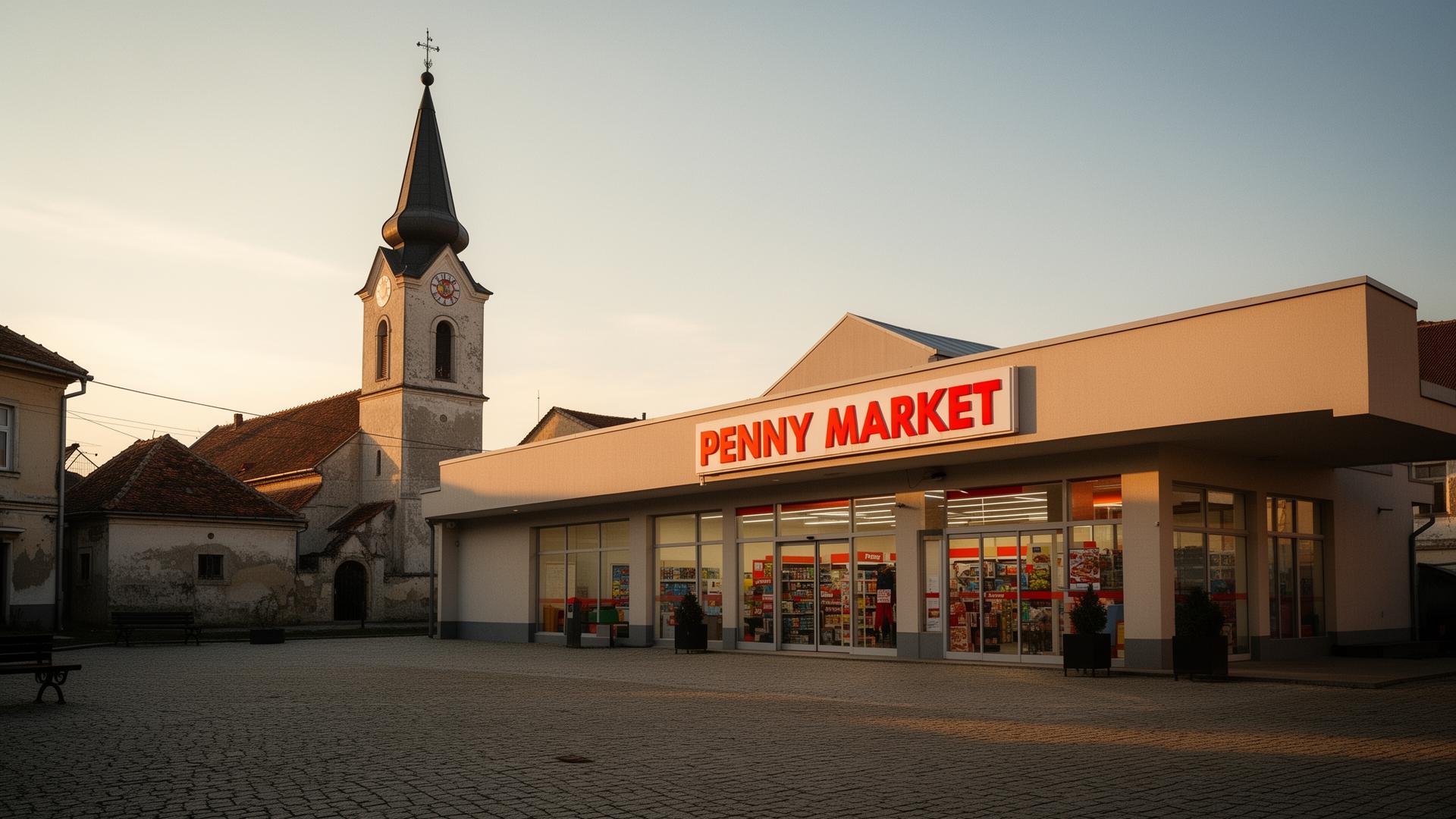 Town square · church